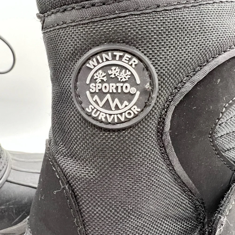 SPORTO KIDS BLACK MARVIN BOOT SIZE TODDLER 10